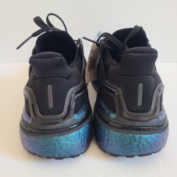 NEW Adidas Ultraboost 20 Running Shoes G55839 Size 7 Black Signal Cyan main image 6